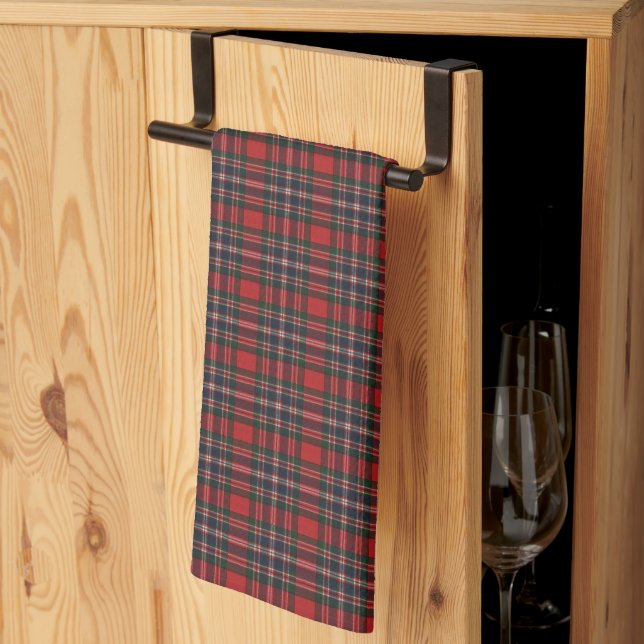 Linge De Cuisine MacFarlane Tartan écossais original moderne (Pliage en tiers)