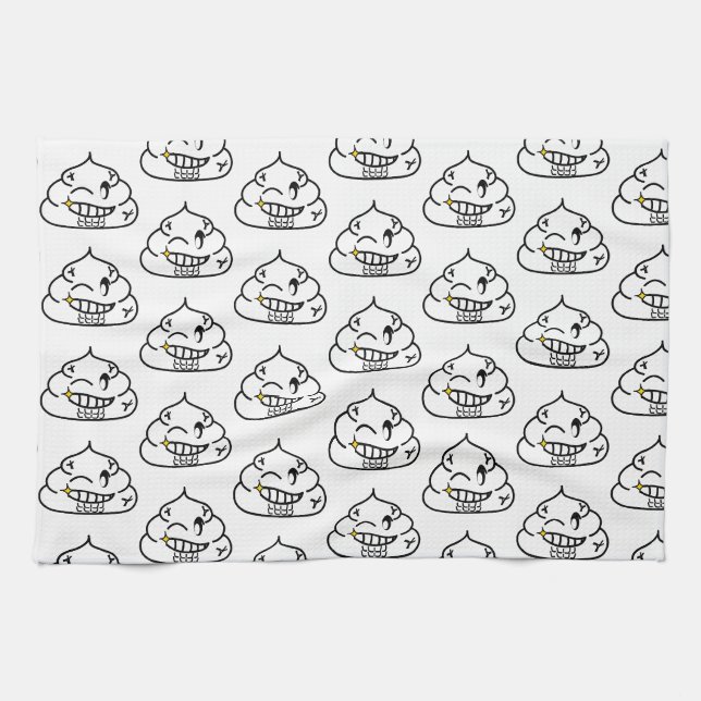 Linge De Cuisine Macho Poop - Brootsch le PooPoo (Horizontal)