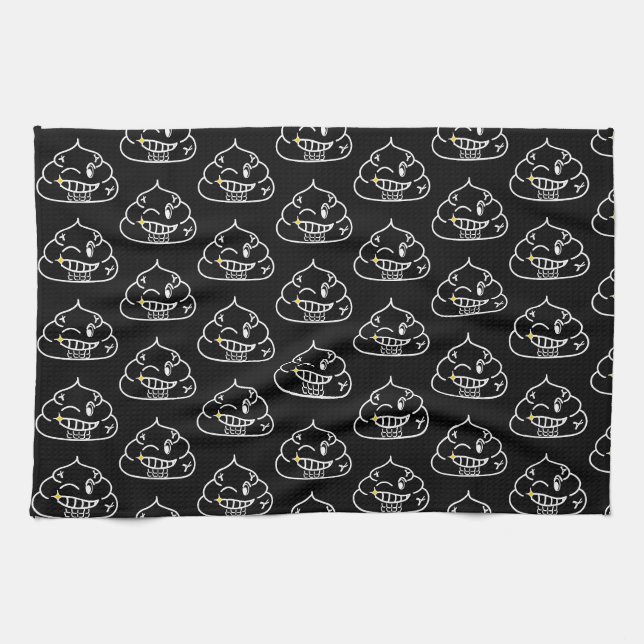 Linge De Cuisine Macho Poop - Brootsch le PooPoo (Horizontal)