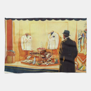 Linge De Cuisine Magasin de vente au détail d'entreprise vintage, h
