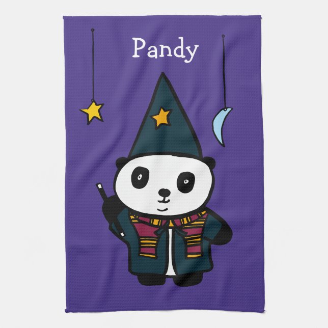 Linge De Cuisine Mage personnalisé Pandy le Panda (Vertical)