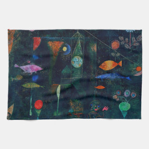 Linge De Cuisine Magie de poisson de Paul Klee Peinture Abstraite A