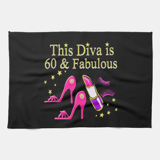 LINGE DE CUISINE MAGNIFIQUE 60E ANNIVERSAIRE DIVA DESIGN (Horizontal)