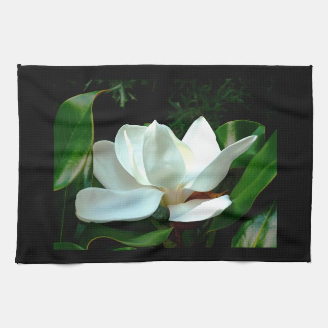 Linge De Cuisine Magnolia Closeup (Horizontal)