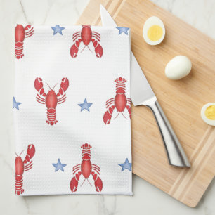 Linge De Cuisine Maine Événement Homard Shack Preppy Côte Balnéaire