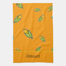 maïs de nom personnalisé sur orange