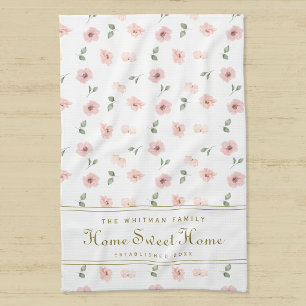 Linge De Cuisine Maison de famille florale élégante Cuisine Maison