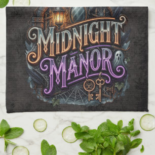 Linge De Cuisine Maison hantée de Halloween Midnight Manor