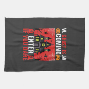 Linge De Cuisine Maison Hantée Halloween Entrez Si Vous Osez