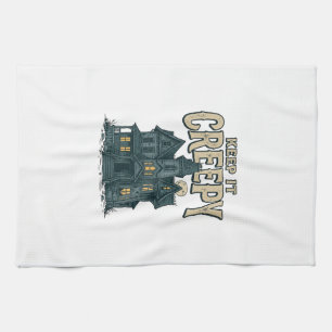 Linge De Cuisine Maison Hantée Vintage Creepy Halloween Dés