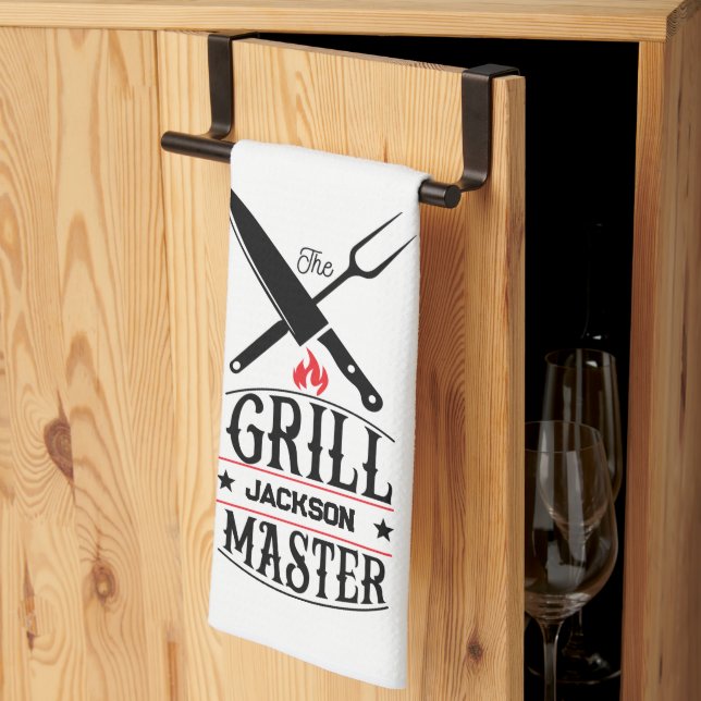Linge De Cuisine Maître du grill (Pliage en tiers)