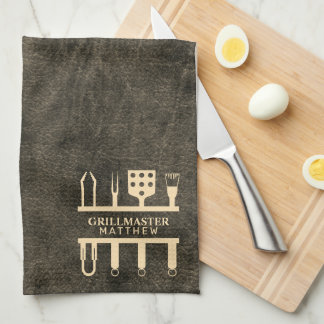 Linge De Cuisine Maître du grill nom personnalisé outils de barbecu