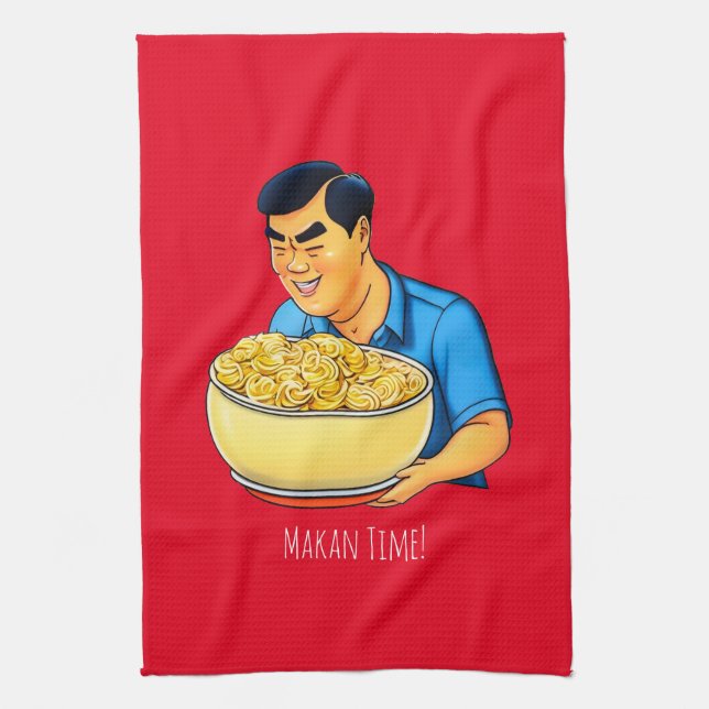 Linge De Cuisine Makan Time (Vertical)