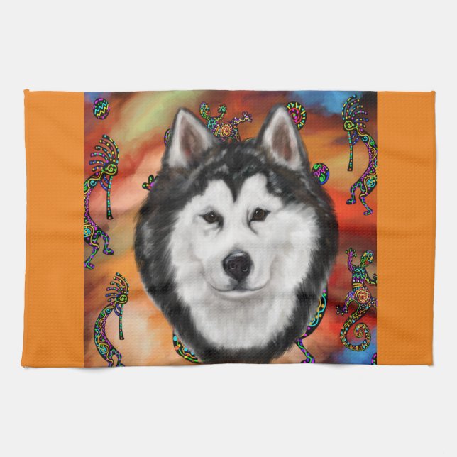 LINGE DE CUISINE MALAMUTE ALASKA (Horizontal)