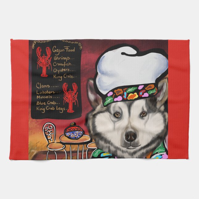 Linge De Cuisine Malamute d'Alaska              (Horizontal)