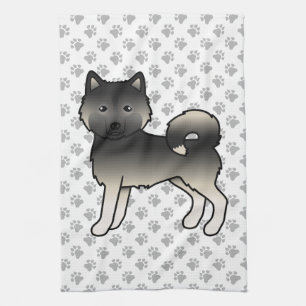 Linge De Cuisine Malamute d'Alaska Agouti Chien de Dessin Animé Mig