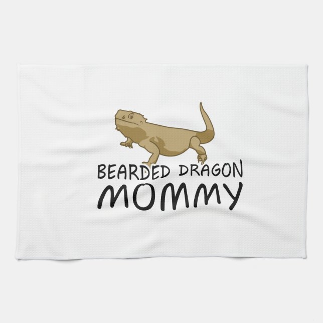 Linge De Cuisine Maman barbue de dragon (Horizontal)