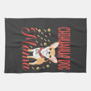 Linge De Cuisine Maman de chihuahua féminine