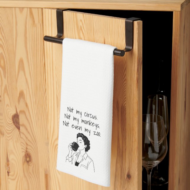 Linge De Cuisine Maman drôle Pas mon cirque Pas mon argent Pas mon  (Pliage en tiers)