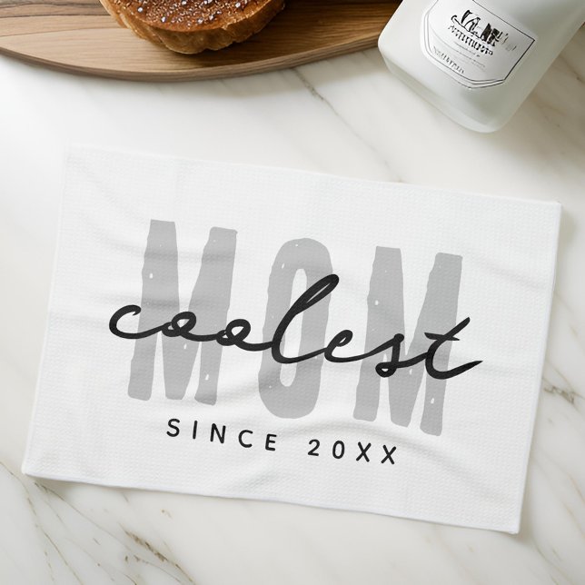 Linge De Cuisine Maman la plus cool depuis 20XX Moderne Simple Prep (Créateur téléchargé)