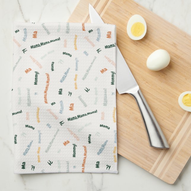 Linge De Cuisine Maman mère meilleure maman (Quart Plié)