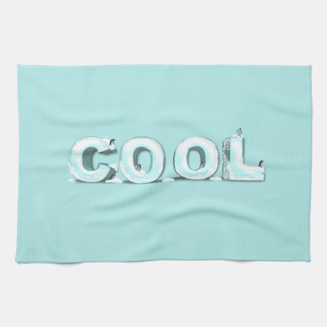 Linge De Cuisine Manchots Cool (Horizontal)