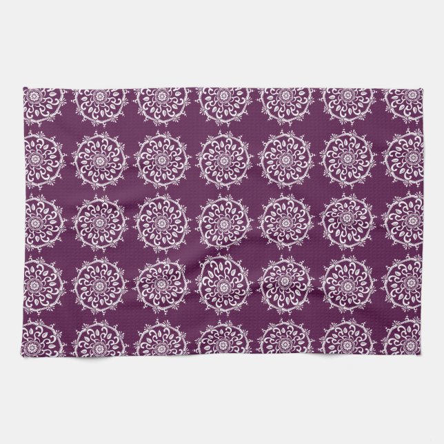 Linge De Cuisine Mandala Blackberry (Horizontal)