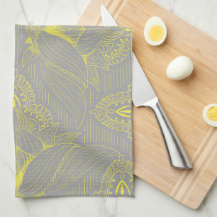 Linge De Cuisine Mandala de fleurs 4