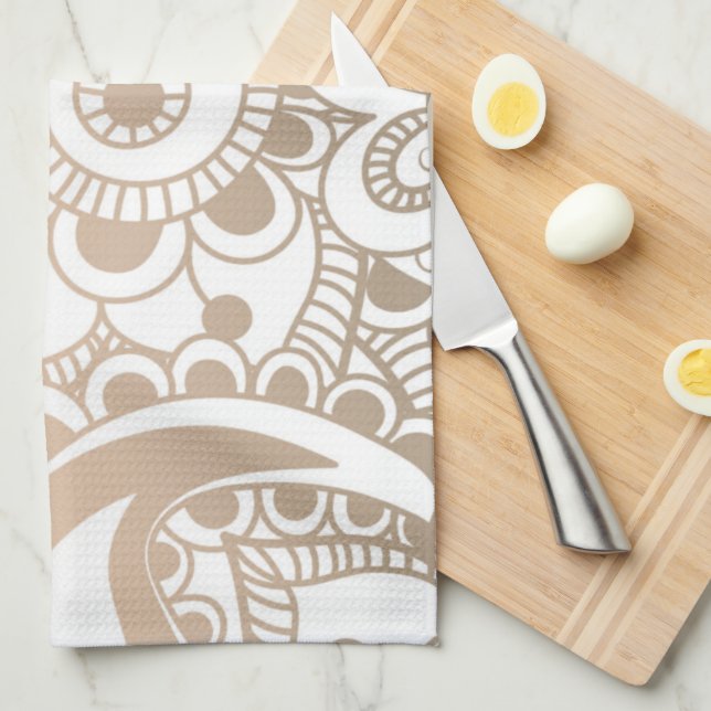 Linge De Cuisine Mandala de luxe 41 (Quart Plié)