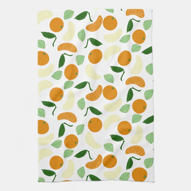 Linge De Cuisine Mandarin Citrus (Vertical)