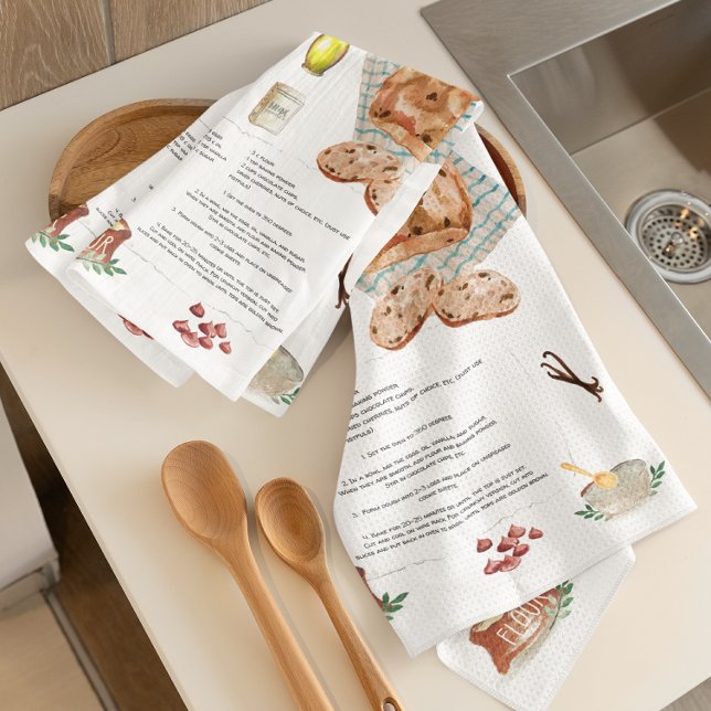 Linge De Cuisine Mandelbread Mandelbrot Recette Heirloom Tea Servie (Créateur téléchargé)