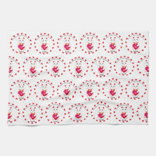 Linge De Cuisine Maneki Neko pour la Saint Valentin