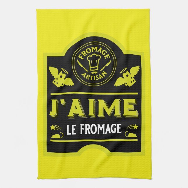 Linge De Cuisine Mangeurs de fromage (Vertical)
