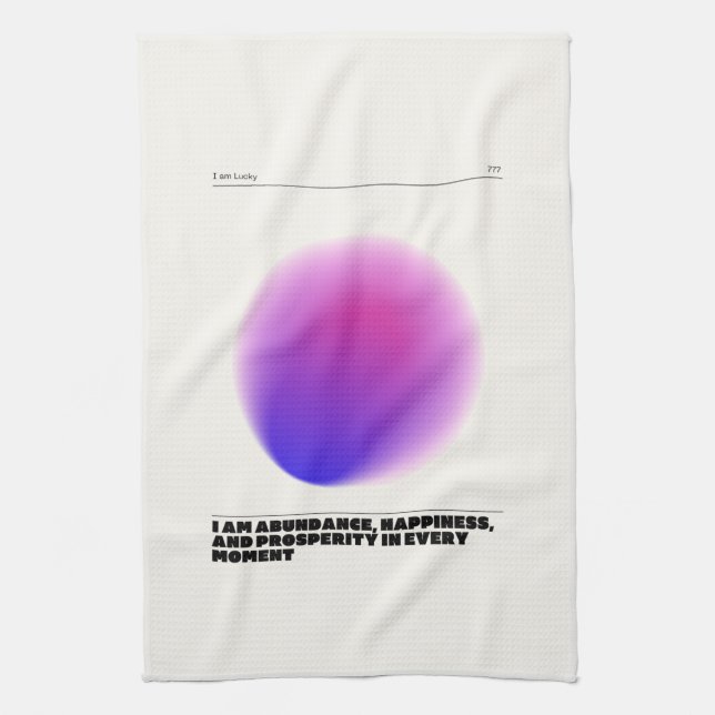 Linge De Cuisine manifestation d'affirmations quotidiennes (Vertical)