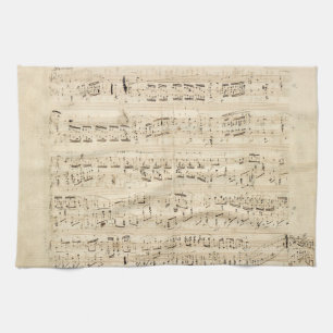 Linge De Cuisine Manuscrit de la Chopin de musique de la feuille d'