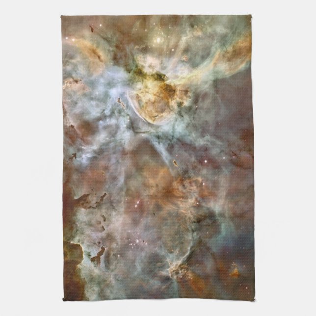Linge De Cuisine Marbre en pastel dans la nébuleuse de Carina (Vertical)
