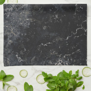 Linge De Cuisine Marbre noir