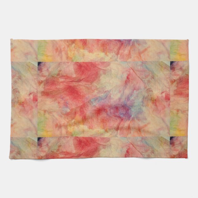 Linge De Cuisine Marbre rose (Horizontal)