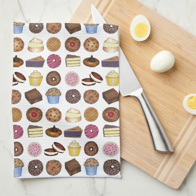 Linge De Cuisine Marchandises au four Gâteau au Muffin Foody Whopop (Quart Plié)
