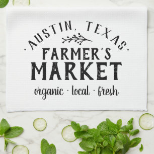 Linge De Cuisine Marché des fermiers personnalisés Agritourisme