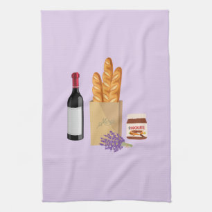 Linge De Cuisine Marché Français de Lavande