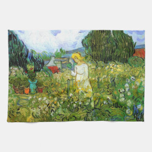 Linge De Cuisine Marguerite Gachet dans le jardin par Vincent van G