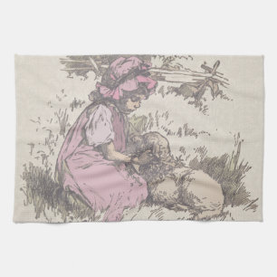 Linge De Cuisine Marie avait un agneau Comptine