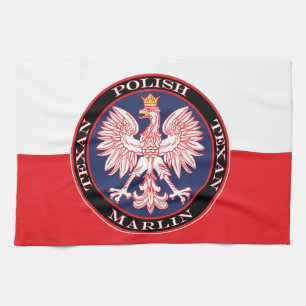 Linge De Cuisine Marlin Round Polonais Texan