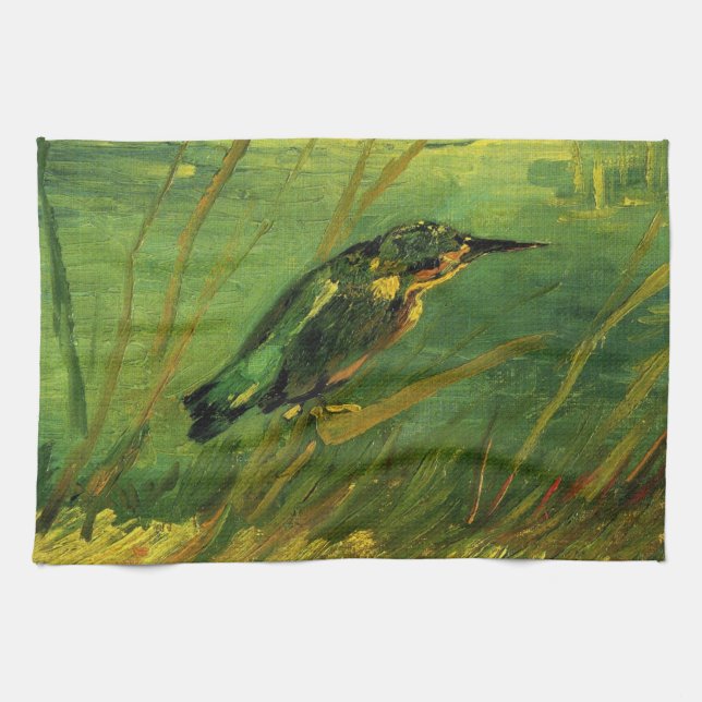 Linge De Cuisine Martin-pêcheur par Vincent van Gogh (Horizontal)