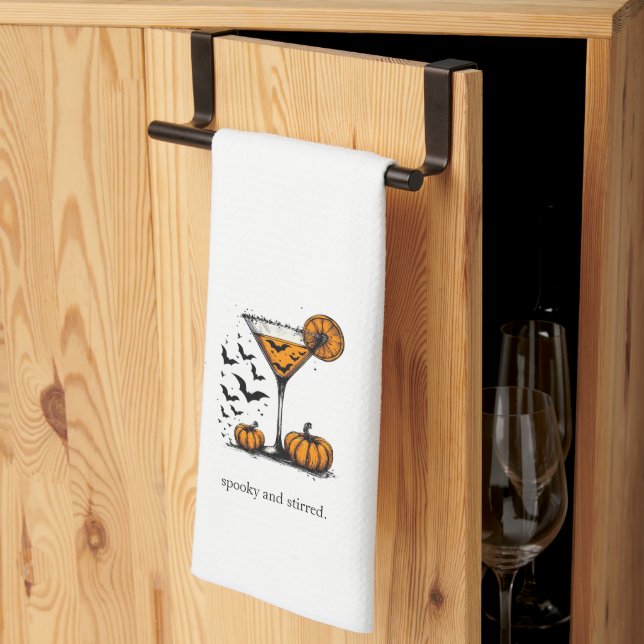 Linge De Cuisine Martini à la citrouille (Pliage en tiers)