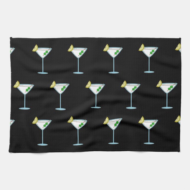 Linge De Cuisine Martini Amateurs De Cocktail Bar De Verre Alcool (Horizontal)