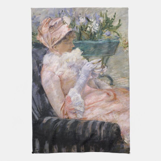 Linge De Cuisine Mary Cassatt - La tasse de thé (Vertical)