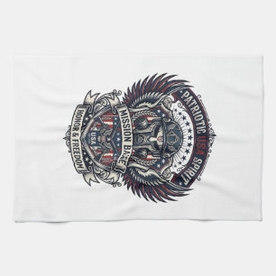 Linge De Cuisine Masque de gardien patriotique inspiré de la libert