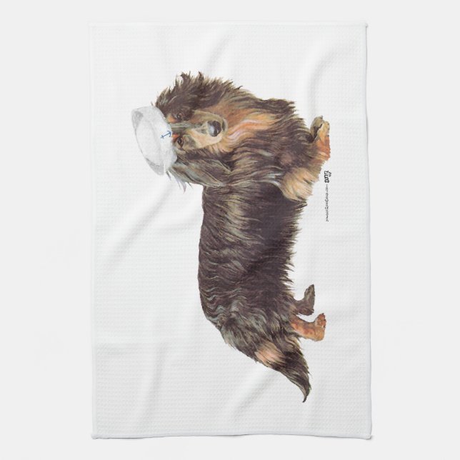 Linge De Cuisine Matelot Dachshund (Vertical)